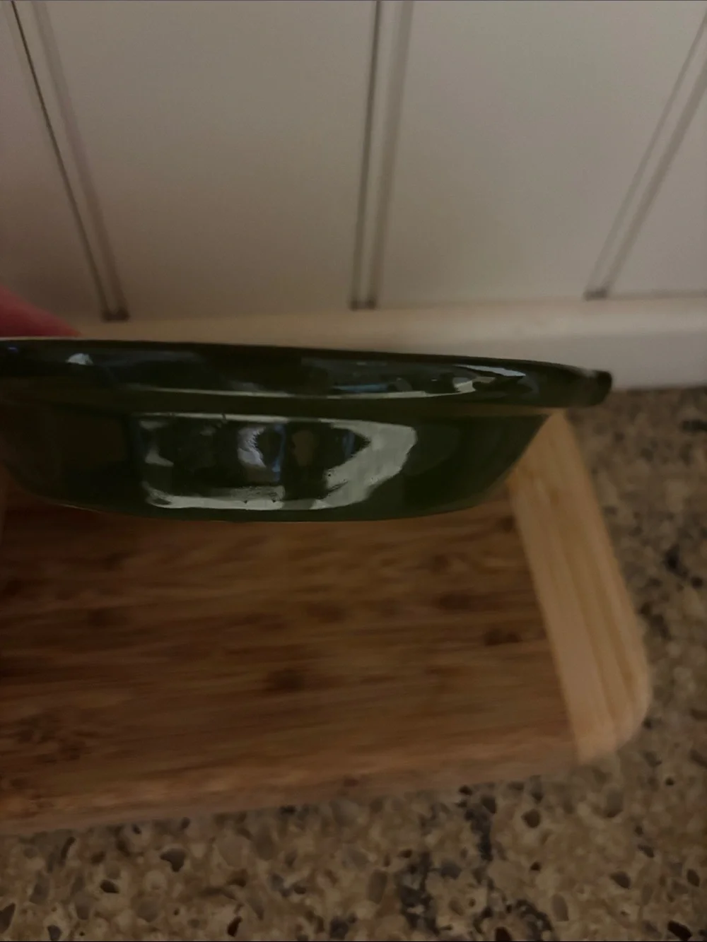 Vintage Hall Pottery Brown & Green 2 Piece Ceramic Bakeware Au Gratin & Ramekin